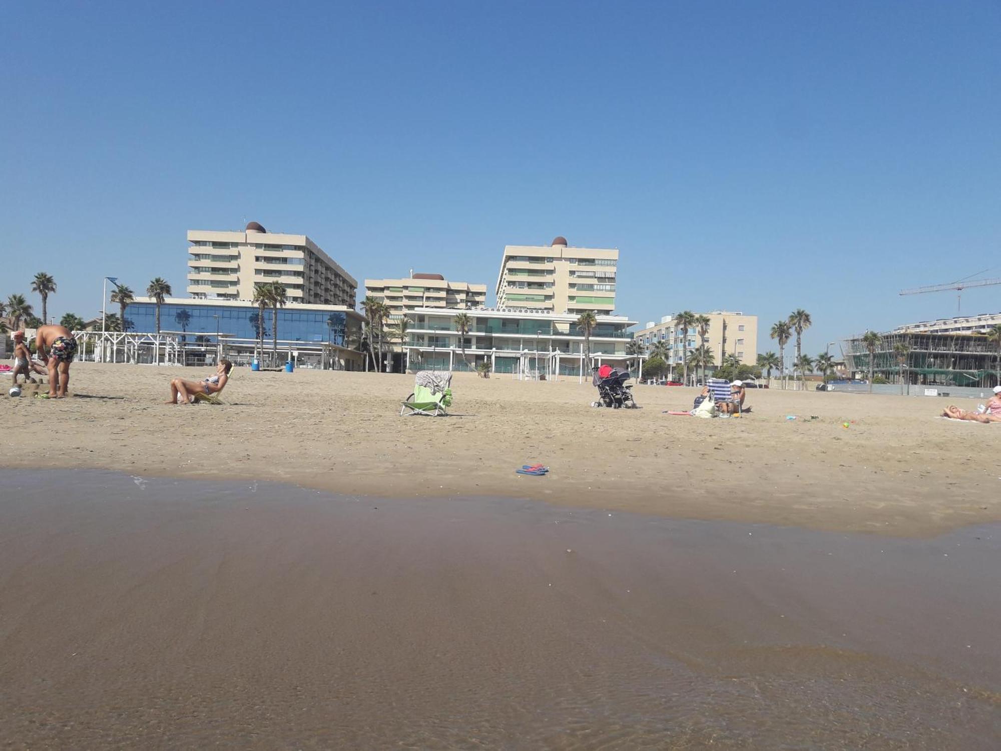Apartamento Dos Habitaciones Primera Linea De Playa Valence Extérieur photo