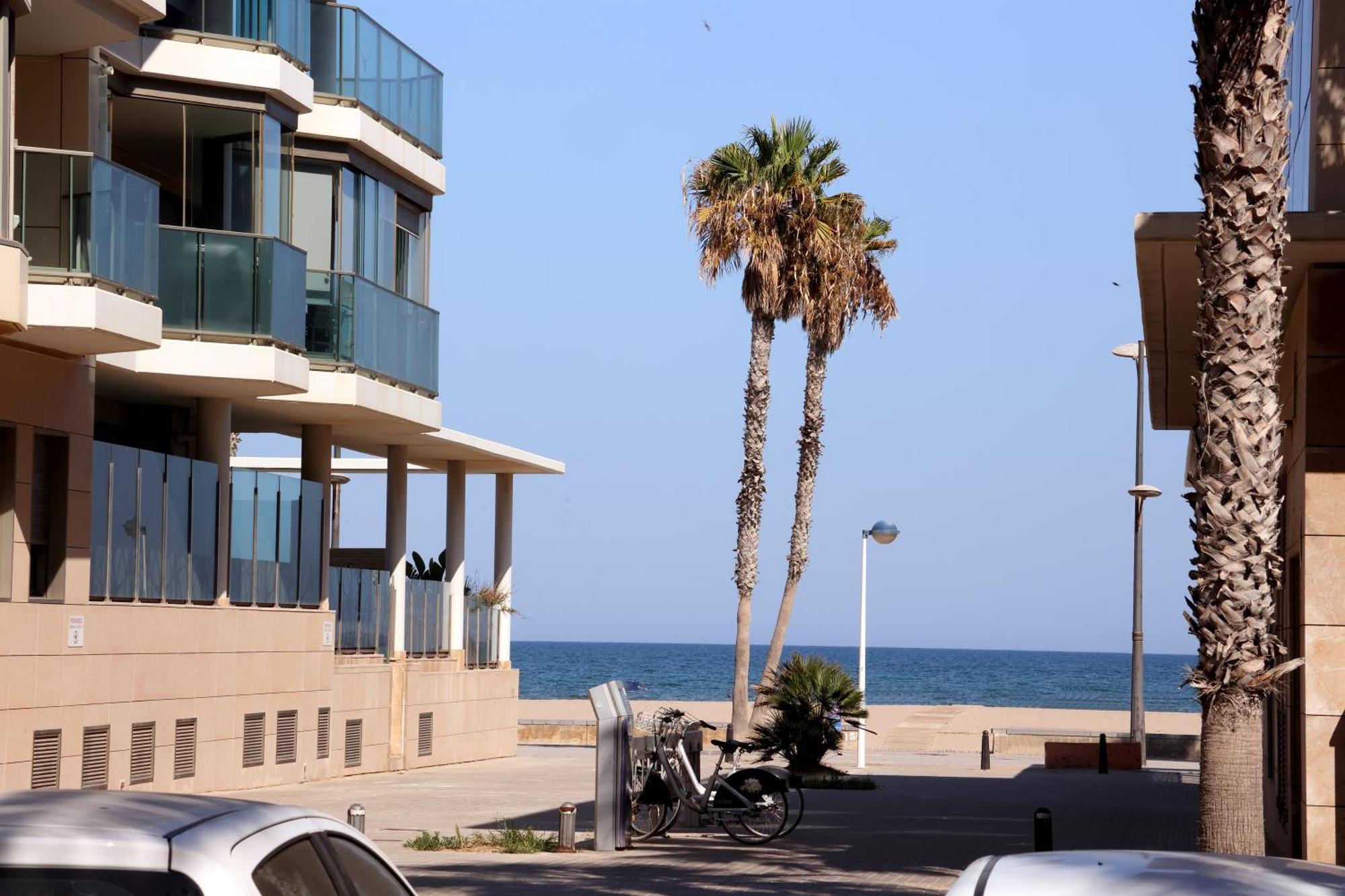 Apartamento Dos Habitaciones Primera Linea De Playa Valence Extérieur photo