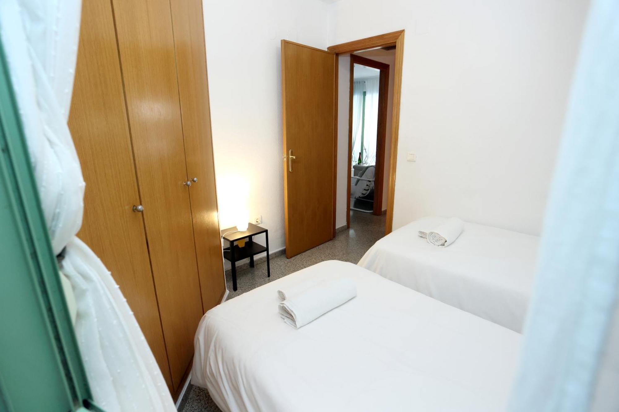 Apartamento Dos Habitaciones Primera Linea De Playa Valence Extérieur photo