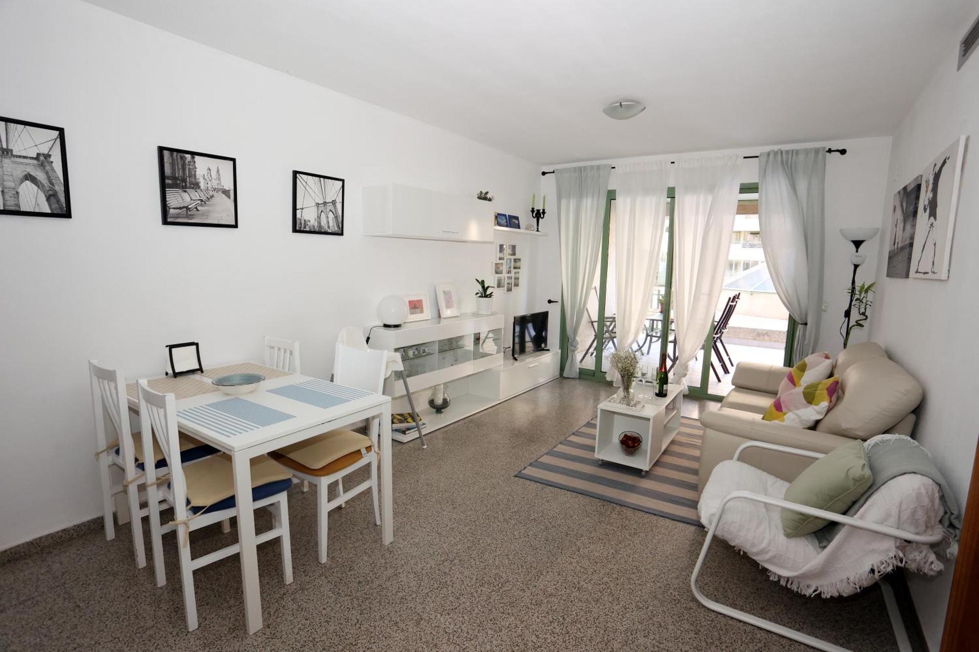 Apartamento Dos Habitaciones Primera Linea De Playa Valence Extérieur photo